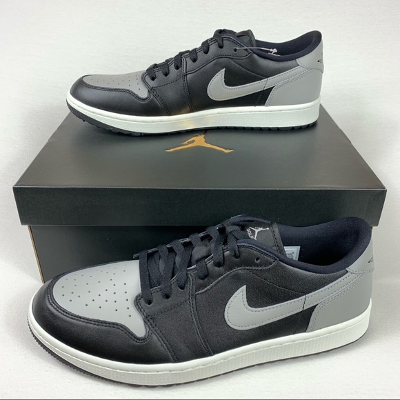 Nike Air Jordan 1 Low 2022 Golf - Shadow Grey/Black Size 6.6, 11.5 new - Picture 2 of 8